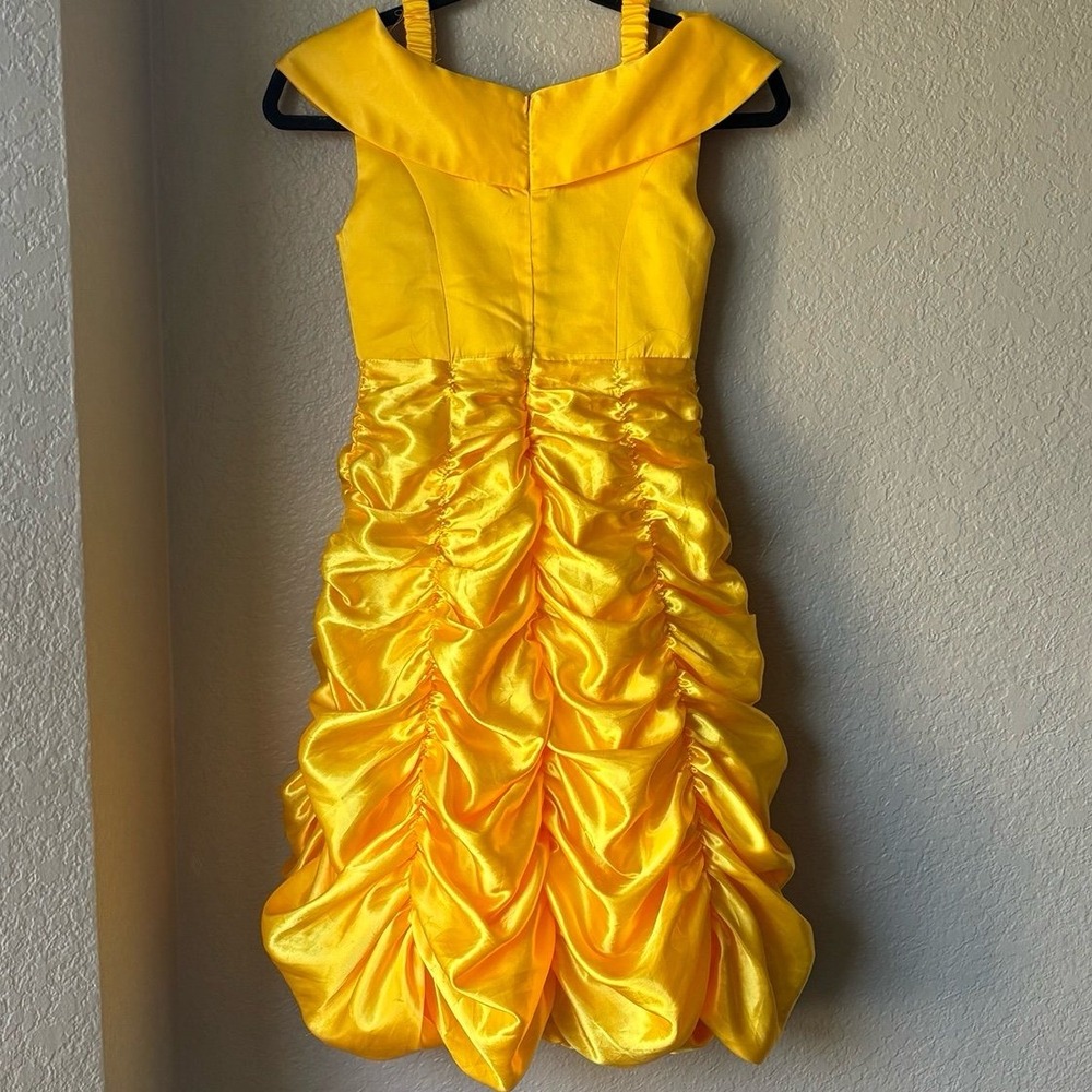 JERRIS APPAREL Belle Costume Halloween Dress, Kids Size 7-8 years old - Picture 3 of 11